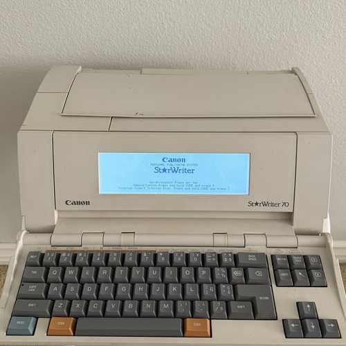 Canon starwriter vintage - canon, 70