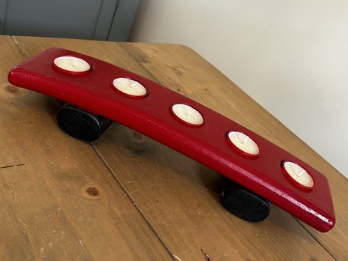 Vintage red painted chunky - red,