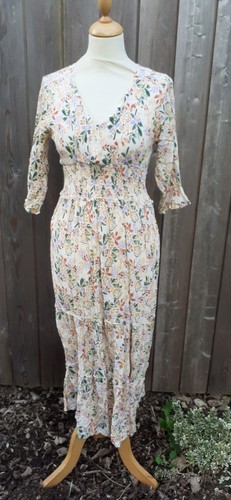 Natura shirred waist - shirred, floral