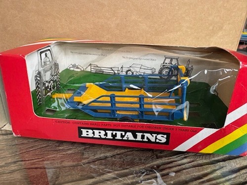 Britains farm toys - bale, sledge