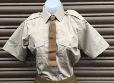British Army Surplus Ladies Stone Short Sleeve Shirt, Army & Royal Marines SG