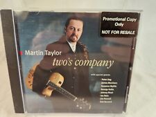 Martin Taylor : Two's Company CD (2007) Jazz Swing Bop Dixieland Disc NEAR MINT