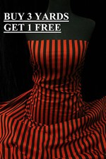 Cotton Print Red Black Candy