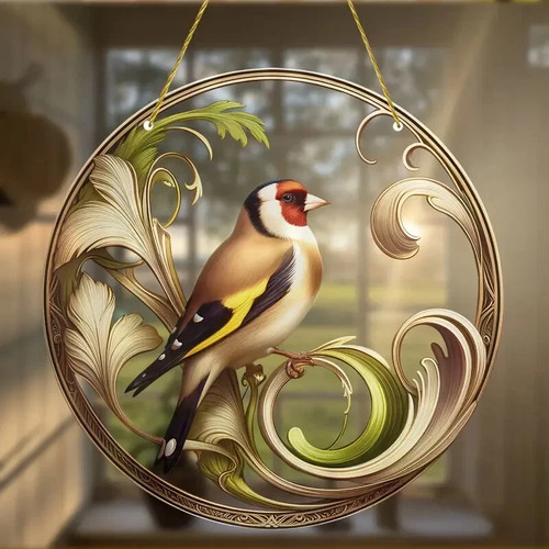 European goldfinch bird - goldfinch,