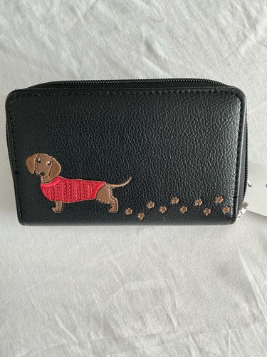 Cerulean black dachshund zip - cerulean,