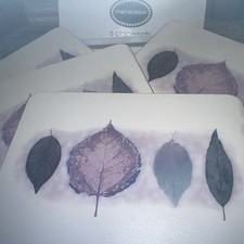 Portmeirion Dusk 6 Placemats. Boxed. Used. Rare. See description. 