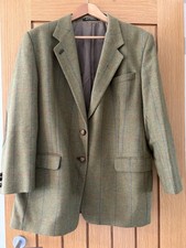 Daks Men's Dark Green Tweed