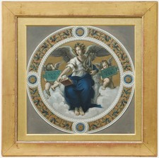 Cesare Mariannecci after Raphael - Late 19th Century Lithograph, Poetry