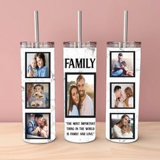 Personalised 6 Photo Tumbler