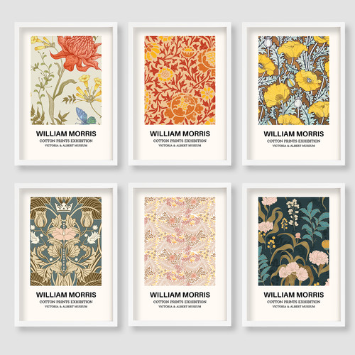 William morris print vintage - print,