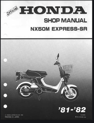 Pdf manual for honda nx50m - for,