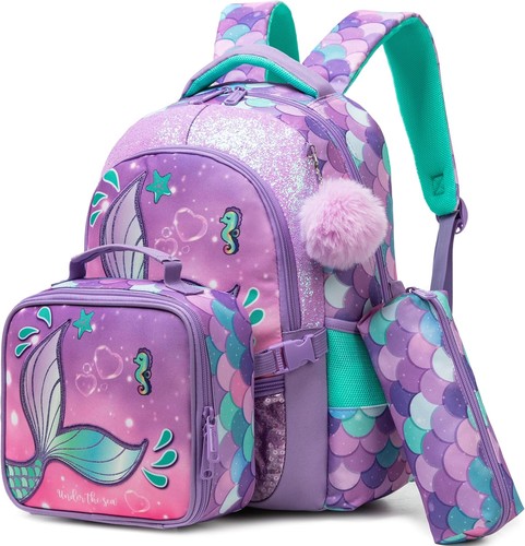 Girls school backpack set - girls,