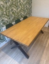 Solid oak dining table 1900 - solid,