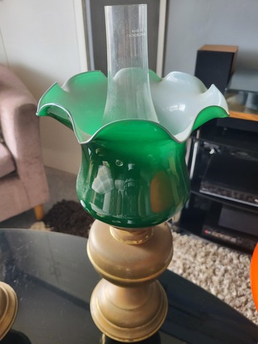 Vintage oil lamp complete - vintage,