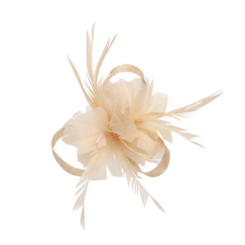 Flower hair clip feathers - hair,