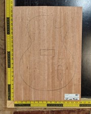 Mahogany Guitar Body Blank