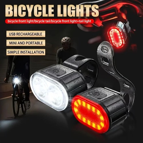 Mountain bike lights - 2x, usb