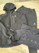 Boys Flux Tracksuit Bundle, Black. Age 11-12, Jacket, Trousers, T-shirt