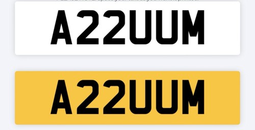 Cherished number plates - number,