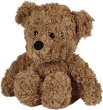 Warmies Large Microwavable Plush Brown Curly Bear Hot Or Cold Lavender Scented