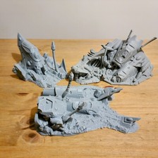 Sci-fi Vehicle Wreck Scatter