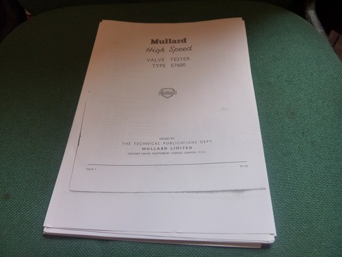 Mullard e7600 valve - e7600,