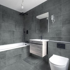 300x600 Grey Concrete Effect