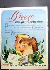 Original Old Vintage Print