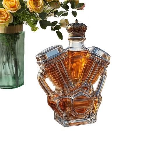 Twin engine whiskey - engine, bottle