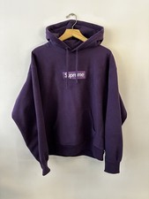 Supreme Box Logo Hoodie (2023) In Midnight Purple
