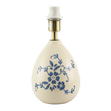Hand Painted Blue Floral