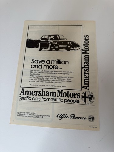 Original 1983 alfa romeo - 1983,