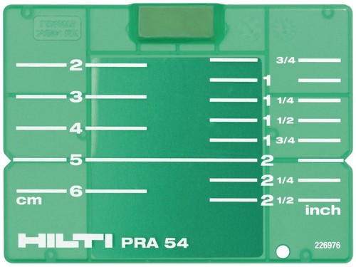 Hilti pra target plate - pra, 54