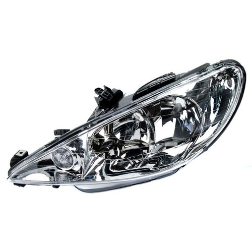 Headlight twin beam clear lens - clear,