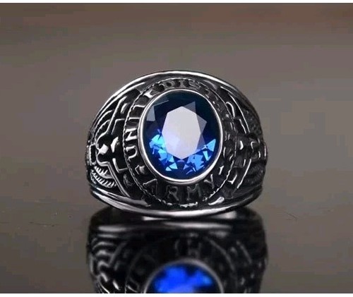Men blue gem surgical steel - men's,