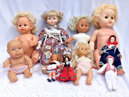 Vintage mixed dolls lot - dolls,