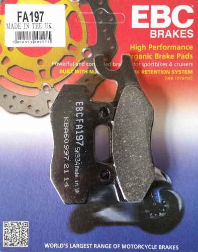 Fa197 ebc brake pads fit - ebc,
