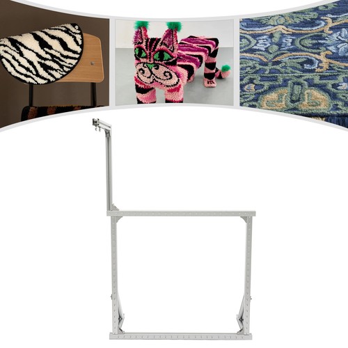 Adjustable rug hooking frame - hooking,