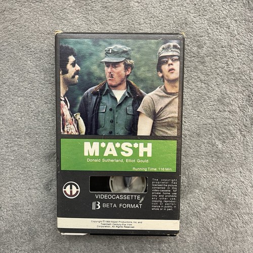 Mash beta betamax tape - mash,
