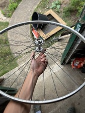 Vintage Bicycle Rim 27x1 1/4 Inch Broken Atom Hub Rear Tourer Resto Retro