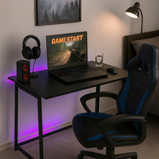 Wooden Folding Desk Compact