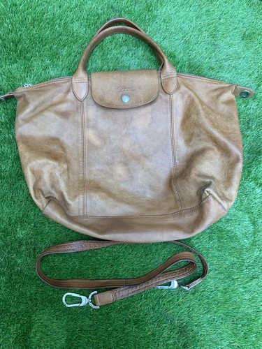 Longchamp tan brown leather - tan,