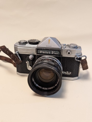 Petri flex slr camera with - petri,