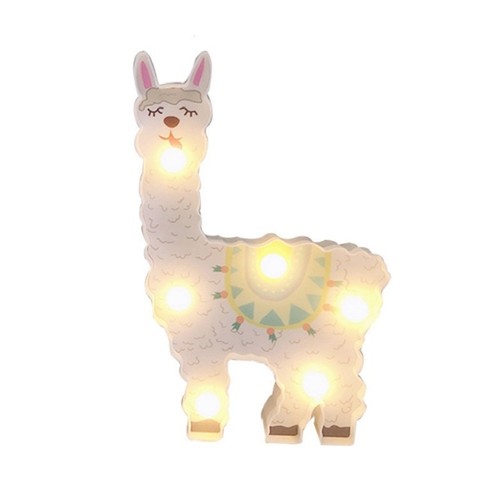Led alpaca night light - led,