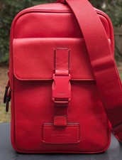 Coach Bright Poppy TrackPack