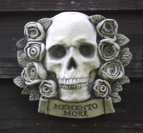 Skull with roses garden - skull,