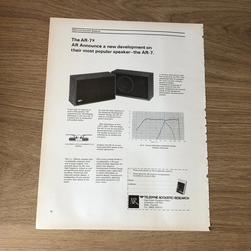 Hifis12 magazine advert - advert, 11x8