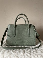 Radley Green Croc Style Leather Handbag