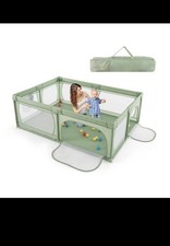 Large Baby Playpen with Zipper Door Cost Away Baby Play Pen for Toddlers Indoor
