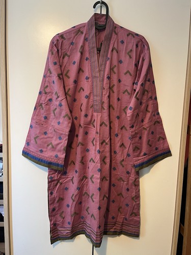 Alkaram tea pink kurta - tea,